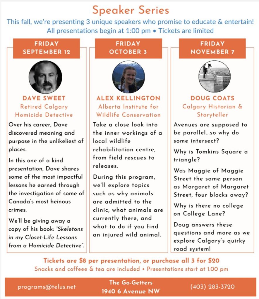 Fall 2025 Speaker Series Poster
